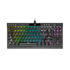 CORSAIR K70 RGB TKL – Champion Series Tenkeyless Mechanical Gaming Keyboard - Cherry MX Speed Keyswitches - Durable Aluminum Frame - Per-Key RGB LED Backlighting - Detachable USB Type-C Cable
